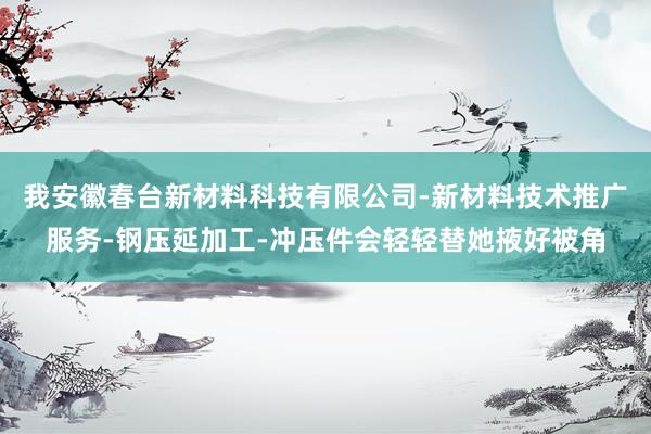 我安徽春台新材料科技有限公司-新材料技术推广服务-钢压延加工-冲压件会轻轻替她掖好被角